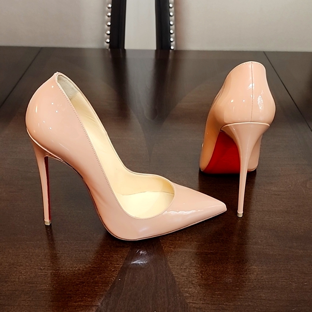 Authentic Christian Louboutin So Kate 120 Nude 39